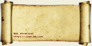 Anđela Bjelobrk vizit kartica